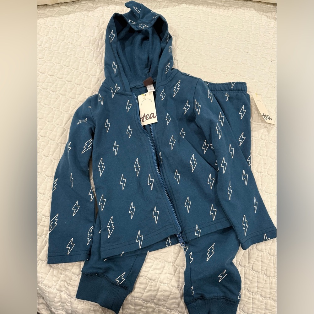 Tea Collection Lightning Bolt Set Size 3T